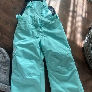 Roxy Kids Turquoise Snow Overalls